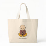Live a happy life tote bags