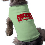 Live Animal Sticker Handle with Love pet clothing