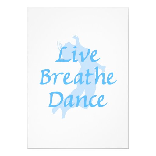 Live Breathe Dance Custom Announcement