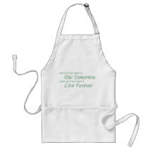 Live - Die Tomorrow green Aprons