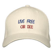 LIVE FREE OR DIE BASEBALL CAP