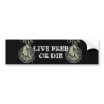 Live Free or Die! Bumper Stickers