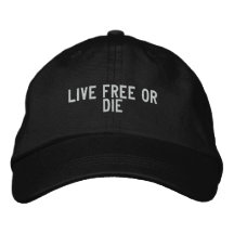 live free or die baseball cap