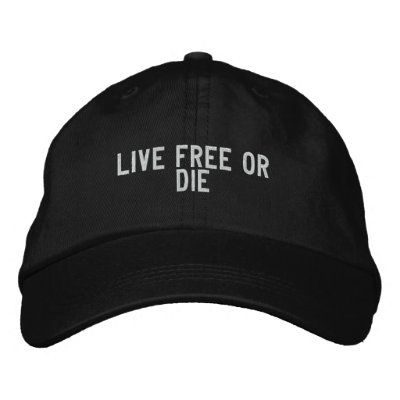 live free or die baseball cap