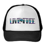 Live Free star logo Hat
