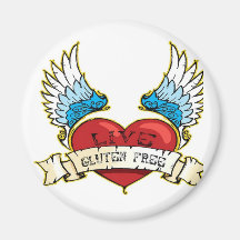 Live Gluten Free Magnet
