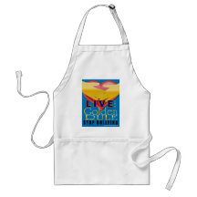 live golden rule stop bullying apron