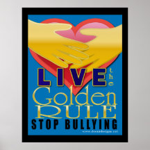 live golden rule stop bullying print
