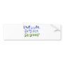 Live Green. Be Green. Go Green Bumper Stickers