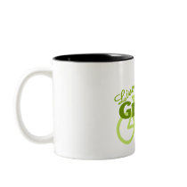 live green bike mugs