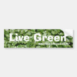 Live Green Bumper Sticker