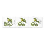 Live Green Eco Bumper Sticker