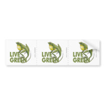 Live Green Eco Bumper Sticker