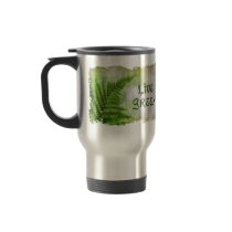 LIVE GREEN Eco Enviro Travel Mug for Earth Day