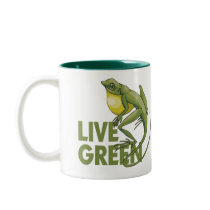 Live Green Eco Coffee Mugs