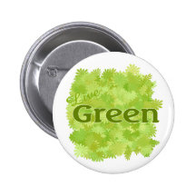 live green flowers pins