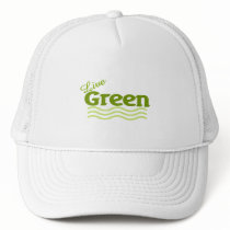 live green mesh hat
