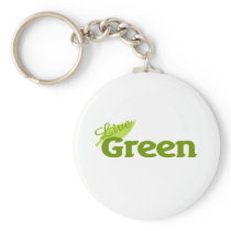 Live Green Keychain