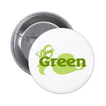 live green leaf pin
