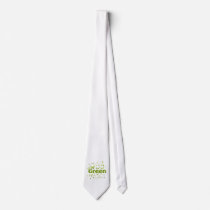 live green leaves neck ties