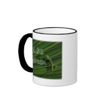 "Live Green" Lizard Mug