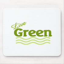 live green mouse mats