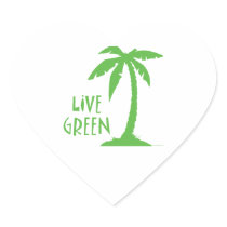 Live Green Palm Tree