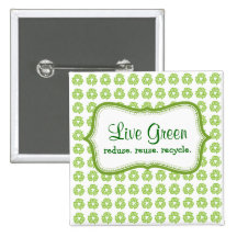 Live Green Pin