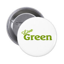 live green pinback buttons