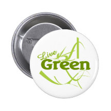 live green pinback buttons