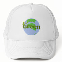 live green planet earth trucker hats