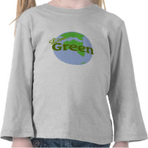 live green planet earth shirt
