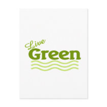 live green postcard