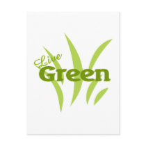 live green post card