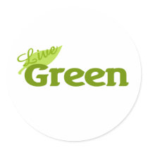 Live Green Sticker
