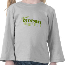 live green tee shirt