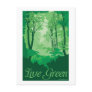 Live Green - Tree Hugger Postcards