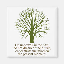 Live in the Present Moment Fridge Magnet