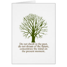 Live in the Present Moment Greeting Card