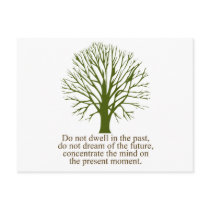 Live in the Present Moment Post Card