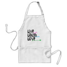 Live Laugh Love Aprons