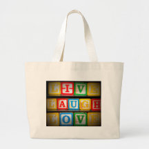 Live Laugh Love Bag