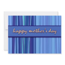 Live Laugh Love Blue Mother’s Day Invitation