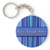 Live Laugh Love Blue Mother’s Day Keychain