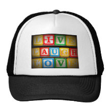 Live Laugh Love Hats
