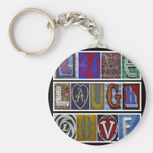 Live Laugh Love Key Chain