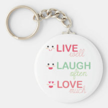 Live Laugh Love Key Chain
