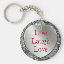 Live Laugh Love Keychain