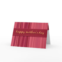 Live Laugh Love Pink Mother’s Day Greeting Card