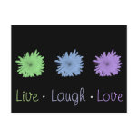 Live Laugh Love Postcard